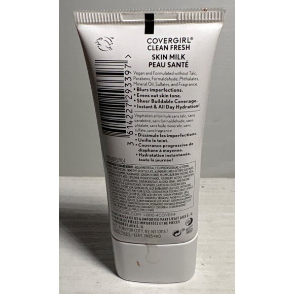 Covergirl Clean Fresh Skin Milk Foundation Medium 560 Coconut Milk & Aloe - Picture 3 of 4